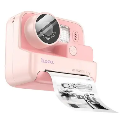 HOCO digital kids camera with printer DV200 pink Růžová