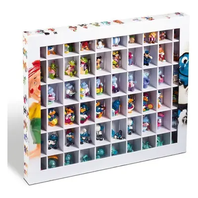 Leuchtturm Box pro 60 figurek Kinder Surprise Bílá