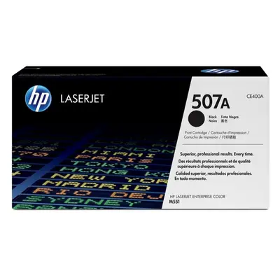 HP 507A Black LaserJet Toner Cartridge Černá