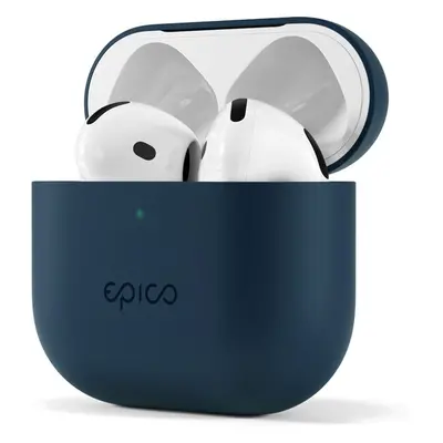 Epico silikonový kryt pro Airpods 4 tmavě modrý Tmavě modrá