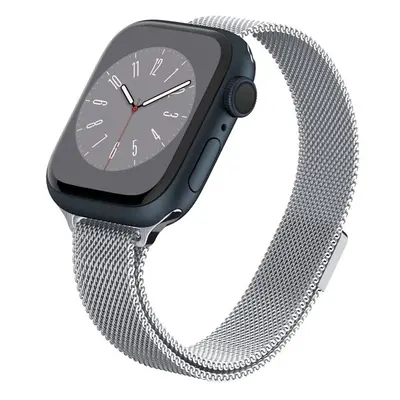 Spigen Metal Fit řemínkem Apple Watch 41mm/40mm/38mm stříbrný