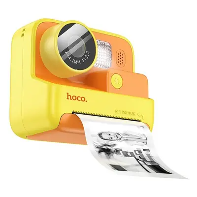 HOCO digital kids camera with printer DV200 yellow Žlutá