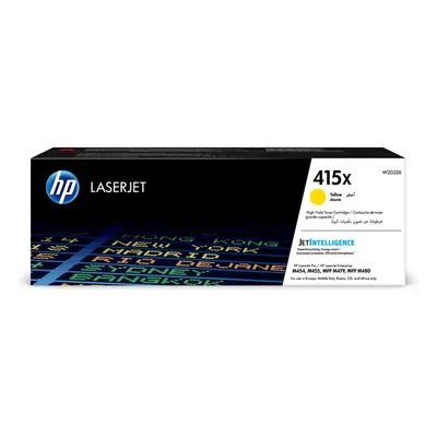 HP 415X Yellow LaserJet Toner Cartridge Žlutá