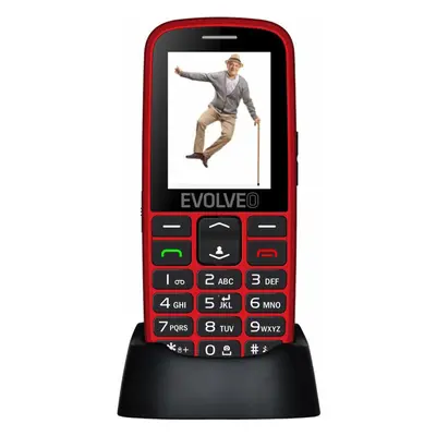 : EVOLVEO EasyPhone EG Červená