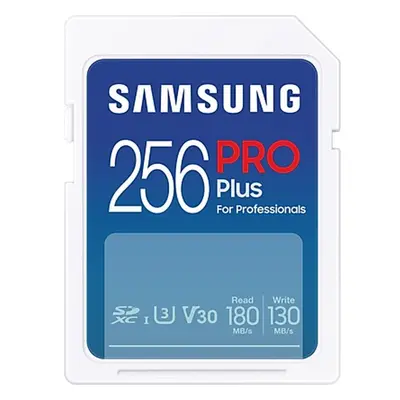 Samsung SDXC 256GB PRO PLUS MB-SD256S/EU Modrá