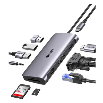 UGREEN USB-C multifunkční adaptér