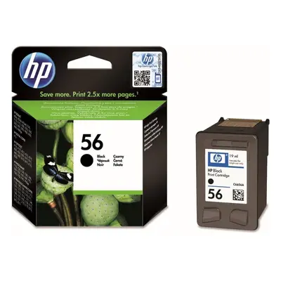 HP 56 Black Inkjet Cartridge,EUR Černá