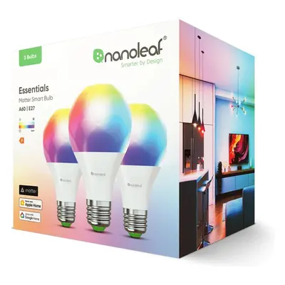 Nanoleaf Essentials Matter E27 LED E27 8.5W 1100 lm 2700-6500K NF080B02-1A19E Bílá