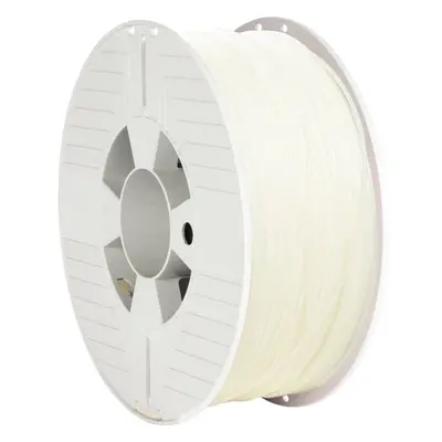 VERBATIM filament do 3D tiskárny PLA 1.75mm, 335m, 1kg průhledný Bílošedá