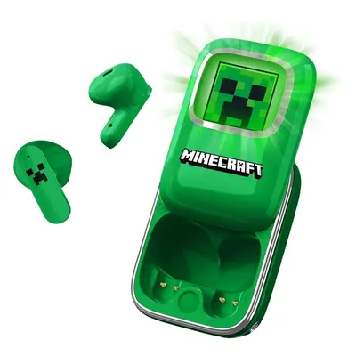 OTL Technologies Minecraft Creeper Slide TWS Earphones Zelená