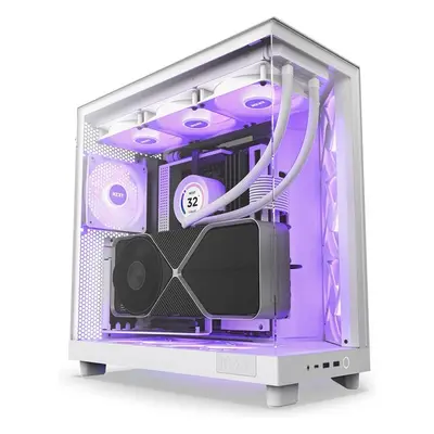 NZXT H6 Flow RGB bílá (CC-H61FW-R1) Bílá