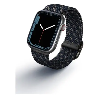 UNIQ Aspen Designer Edition řemínek Apple Watch 46/45/44/42mm Obsidian Blue