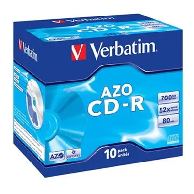 VERBATIM CD-R(10 ks)Jewel/Crystal/DLP/52x/700MB