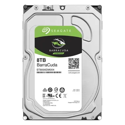 Seagate BarraCuda 8TB, 3,5", SATAIII, 5400rpm, ST8000DM004