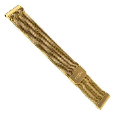 FIXED Mesh Strap síťovaný nerezový řemínek (22mm) zlatý