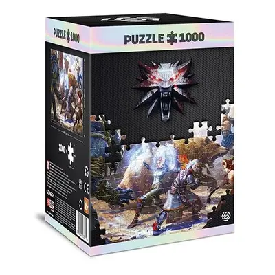 : Puzzle The Witcher: Geralt and Triss in Battle