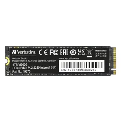 VERBATIM SSD Vi3000 Internal PCIe NVMe M.2 SSD 1TB