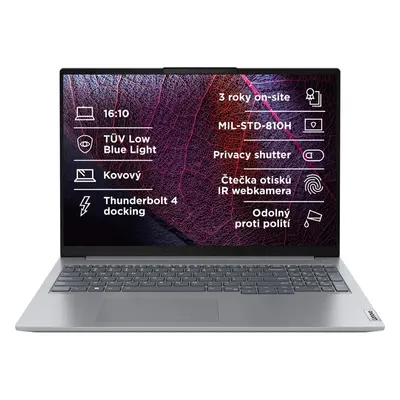 Lenovo ThinkBook 16 G6 IRL 21KH007ACK Šedá