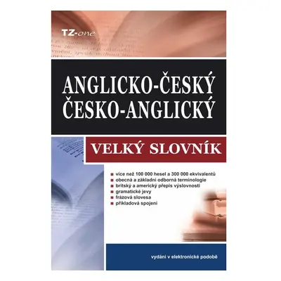 Velký anglicko-český/ česko-anglický slovník