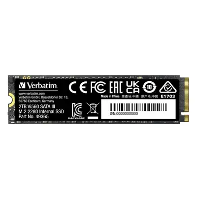 VERBATIM SSD Vi560 S3 M.2 2TB SATA III