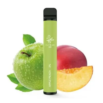 Elfbar 600 Disposable Pod Kit Apple Peach