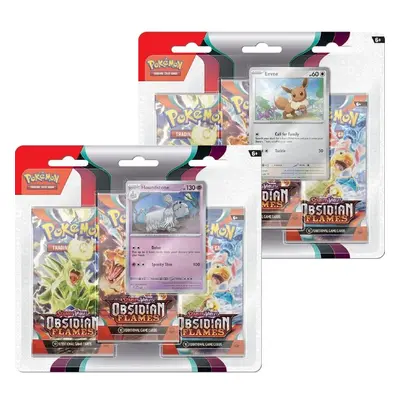 Pokémon TCG Obsidian Flames 3 Pack Blister booster