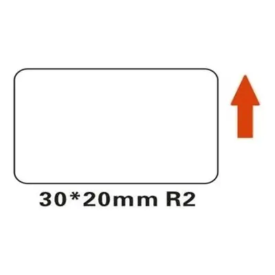 Niimbot štítky R 30x20mm 320ks pro B21, B3S, B1 bílé