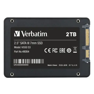 VERBATIM SSD Vi550 S3 2TB SATA III, 2.5”