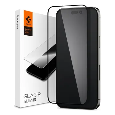 Spigen tR Slim HD 1P ochanné sklo iPhone 14 Pro černé