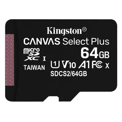 Kingston Canvas Select Plus microSDXC 64GB SDCS2/64GBSP