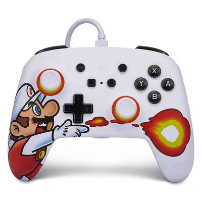 PowerA Fireball Mario 1526549-01 Bílá