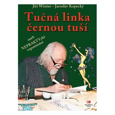 Tučná linka černou tuší