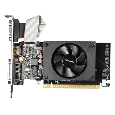 GIGABYTE NVIDIA GT 710 Ultra Durable 2 2GB DDR5 GV-N710D5-2GL Černá