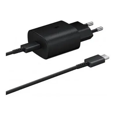 Samsung USB-C 25W nabíječka + kabel černá (eko-balení)