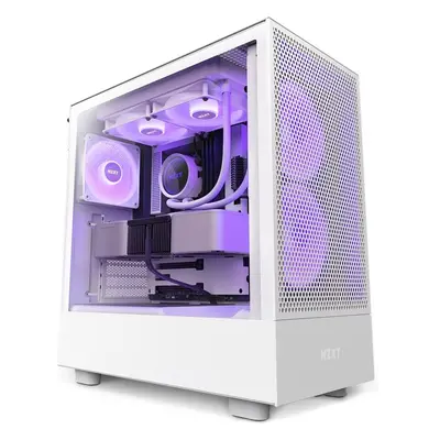 NZXT H5 Flow RGB edition bílá CC-H51FW-R1 Bílá