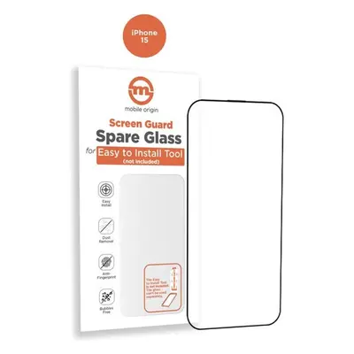 Mobile Origin Orange Screen Guard náhradní 2,5D ochranné sklo iPhone 15