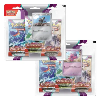 Pokémon companyPokémon TCG SV02 Paldea Evolved 3 Blister Booster