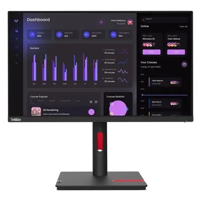 Lenovo ThinkVision T24i-30 LED monitor 23" 63CFMATXEU Černá