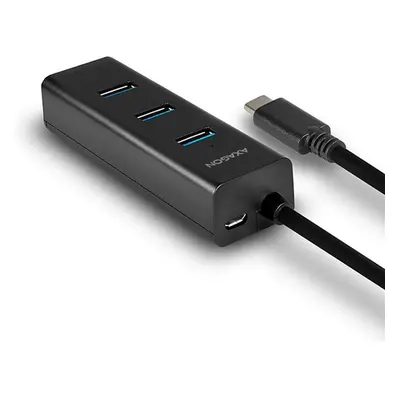 AXAGON HUES2C TypeC 4x USB3.0 CHARGING hub microUSB nap. konektor