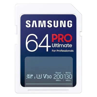 Samsung SDXC 64GB PRO ULTIMATE MB-SY64S/WW Bílá