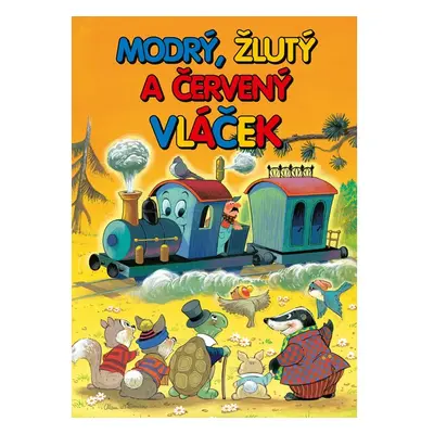 Modrý, žlutý a červený vláček