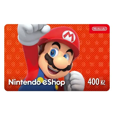 Karta na e-shop Nintendo 400 CZK