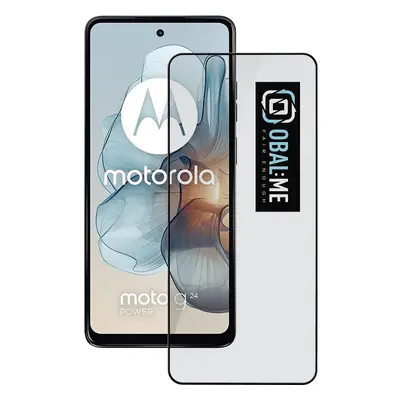 OBAL:ME 5D tvrzené sklo pro Motorola G04/G24 Power černé