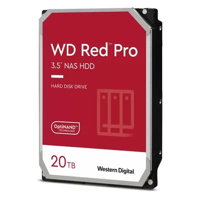 WD RED Pro NAS WD201KFGX 20TB SATAIII/600 512MB cache, 268 MB/s, CMR