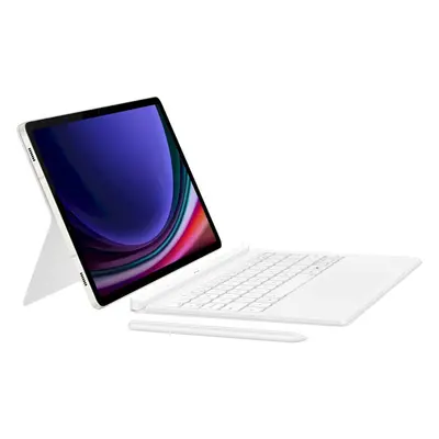 Samsung Book Cover Keyboard pouzdro s klávesnicí Galaxy Tab S9/S9 FE bílé