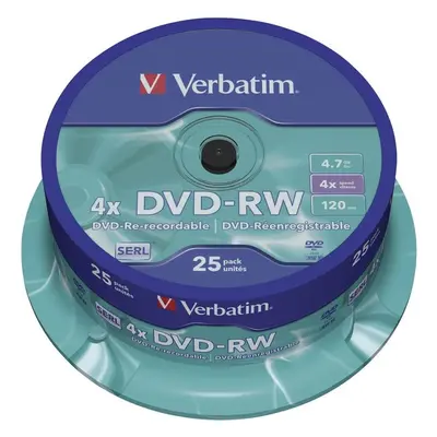 VERBATIM DVD-RW(25 ks)Spindle/4x/4.7GB