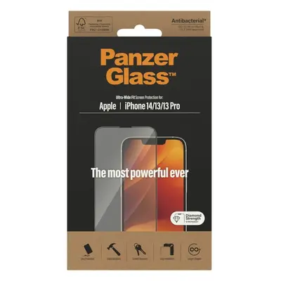 PanzerGlass™ Ultra-Wide Fit iPhone 14/13/13 Pro