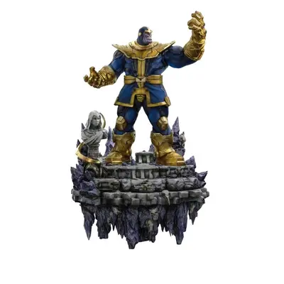 Iron Studios Marvel Deluxe BDS Art Scale Soška 1/10 Thanos Infinity Gaunlet Diorama 42 cm