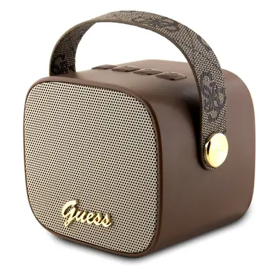 Guess PU 4G Strap Mini Bluetooth reproduktor hnědý