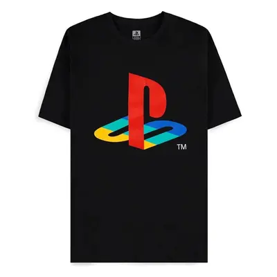 Difuzed tričko PlayStation Logo Black Černá